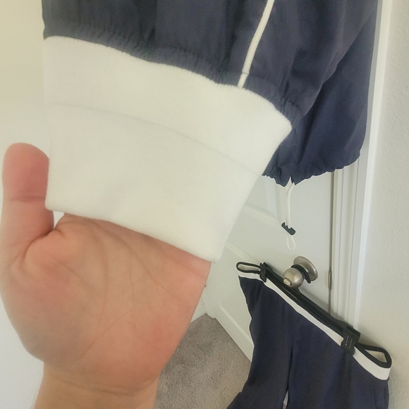 JW Anderson Uniqlo  Navy Unisex Tracksuit Set (A Ribbed Blouson+ Pants) - Picture 10 of 16